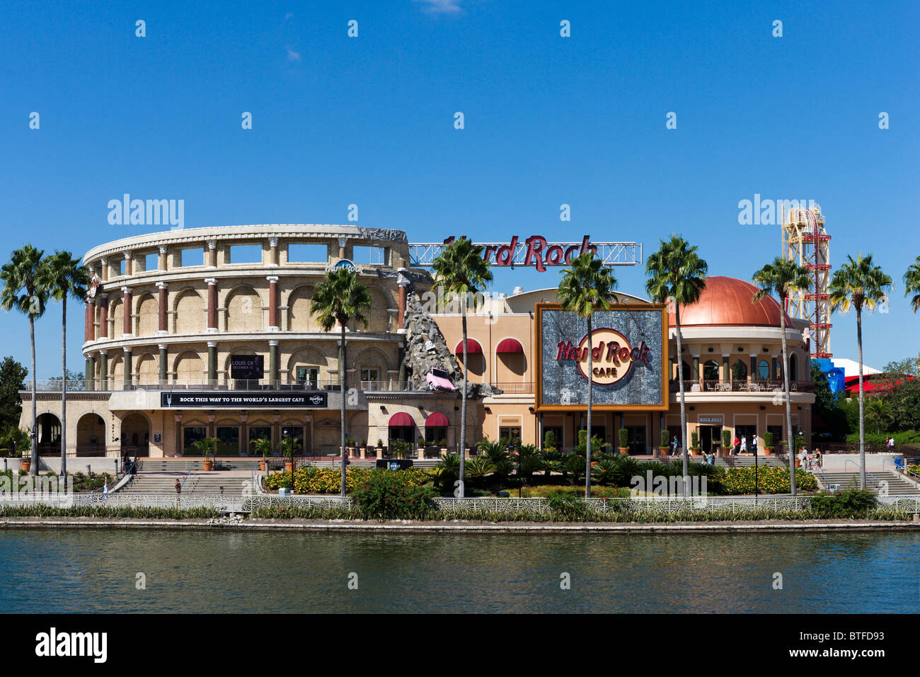 Hard Rock Cafe in Universal City Walk Universal Studios Orlando, Zentral-Florida, USA Stockfoto