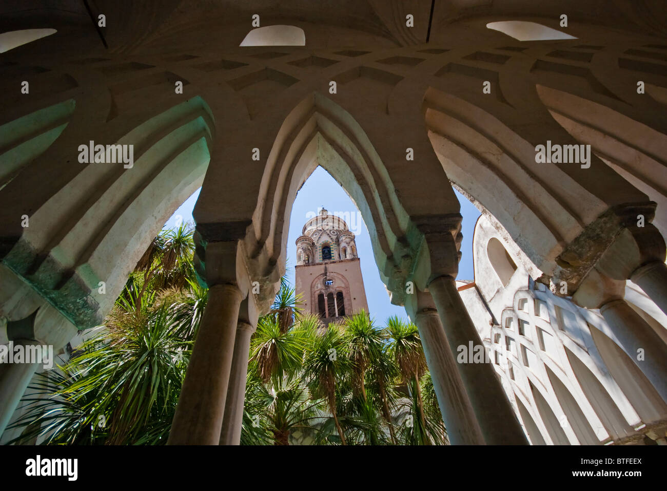 St.-Andreas-Kathedrale in Amalfi Stockfoto