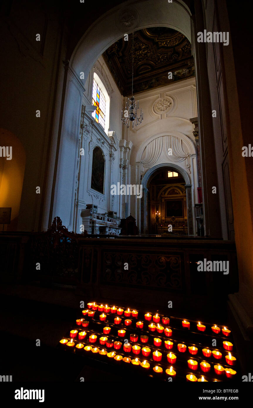 St.-Andreas-Kathedrale in Amalfi Stockfoto