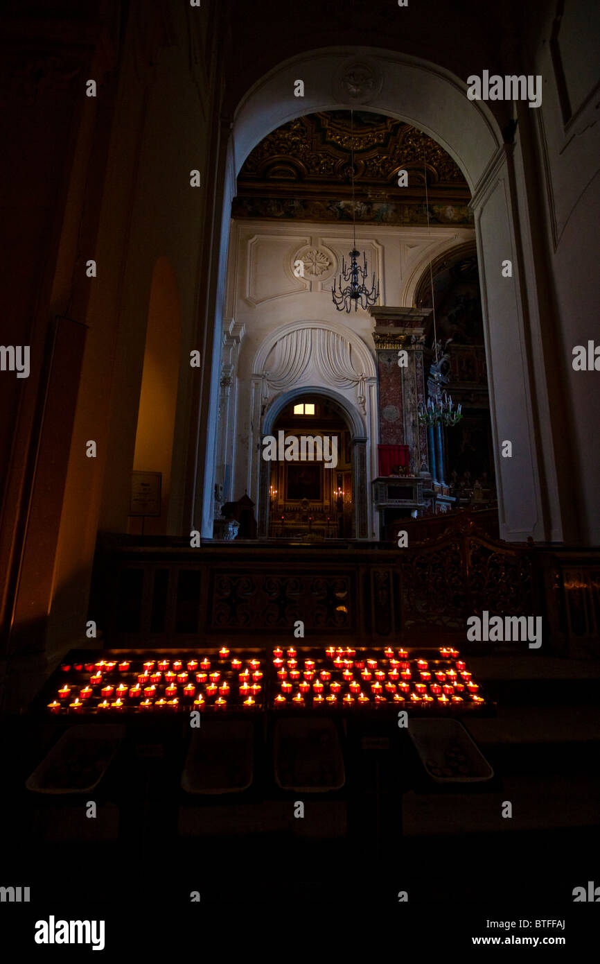 St.-Andreas-Kathedrale in Amalfi Stockfoto