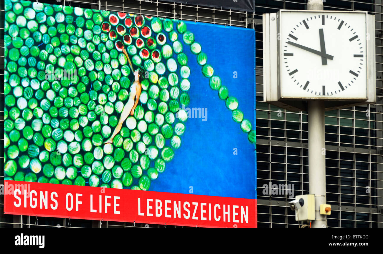 Lebenszeichen im Kultur- und Kongresszentrum KKL, Luzern CH Stockfoto
