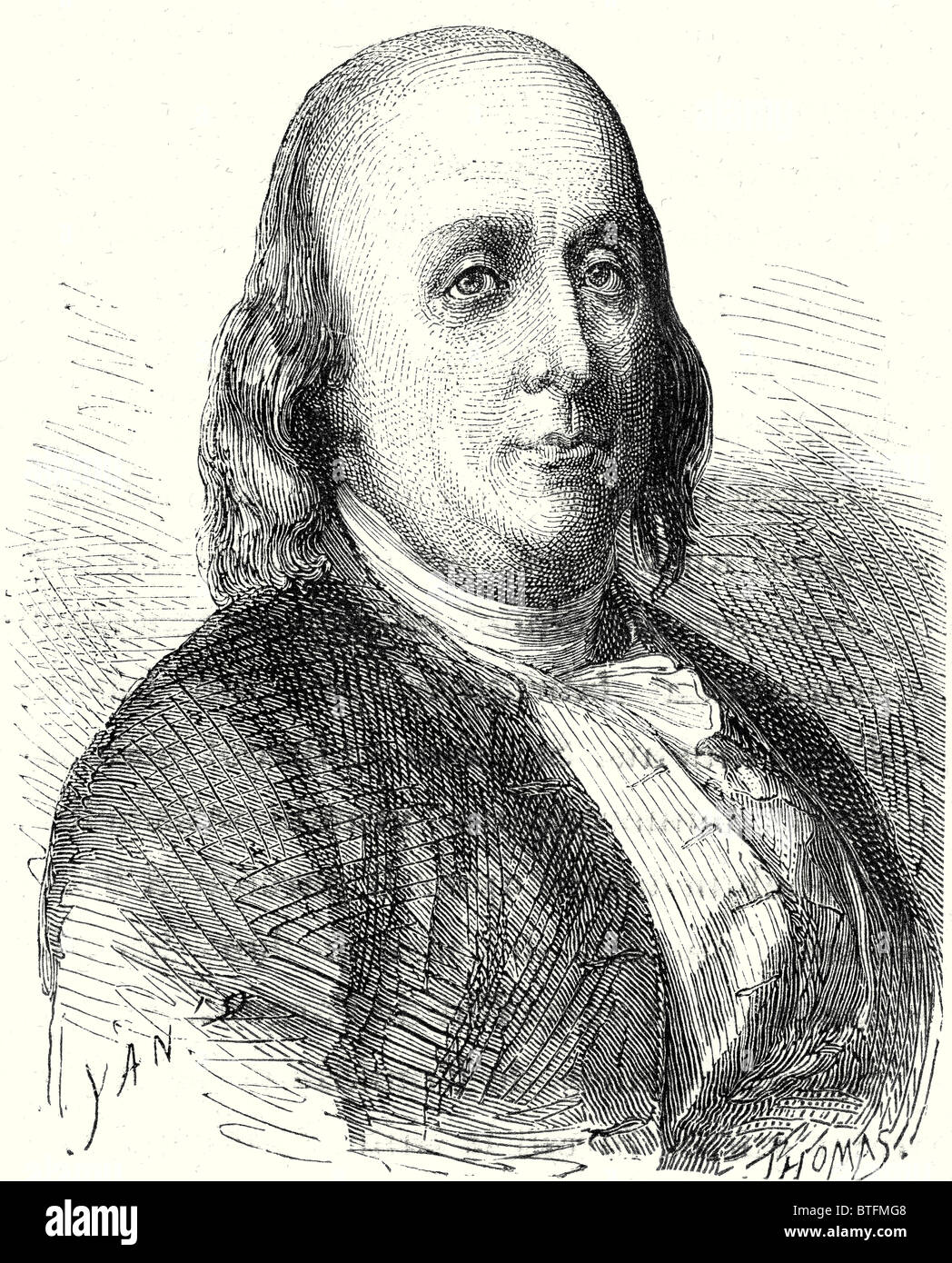 Benjamin Franklin Stockfoto