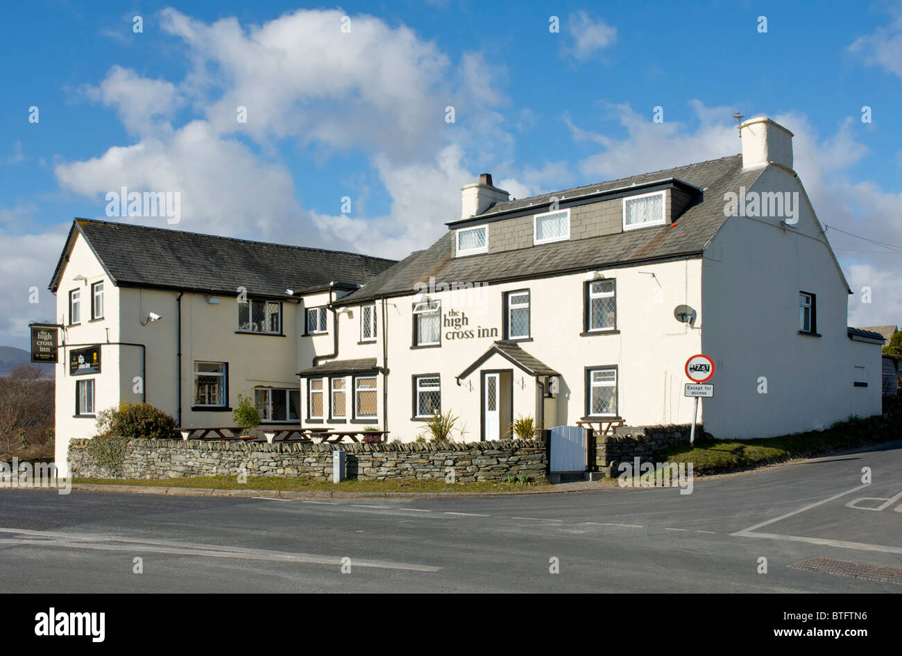 High Cross Inn in der Nähe von Broughton-in-Furness, Cumbria, England UK Stockfoto