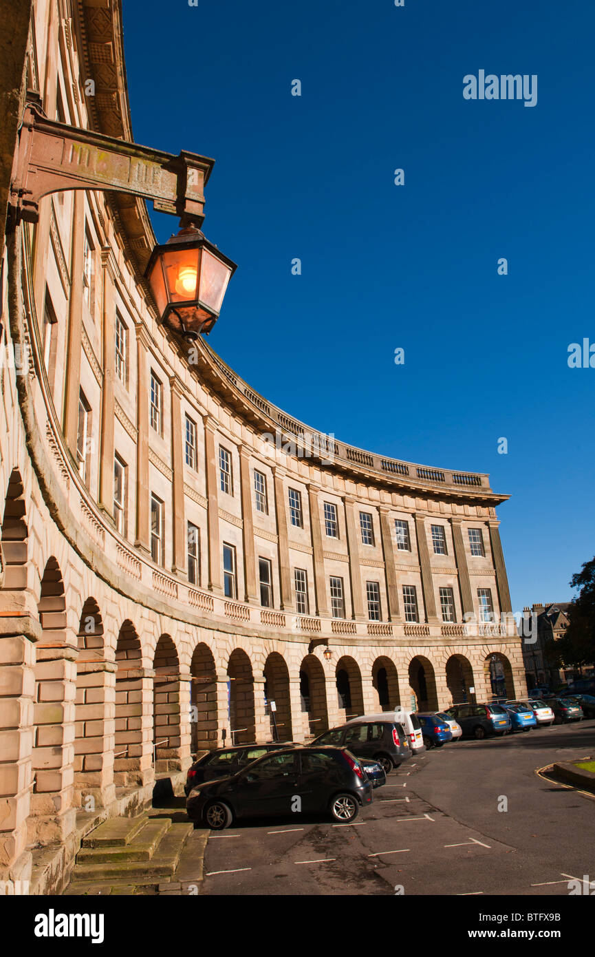 Die georgische Crescent, Buxton, Peak District, Derbyshire, England, UK Stockfoto