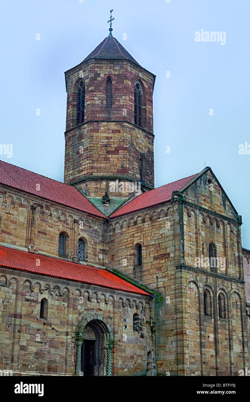 Abteilung Saints-Pierre-et-Paul Kirche, Rosheim, Bas-Rhin, Elsass, Frankreich Stockfoto