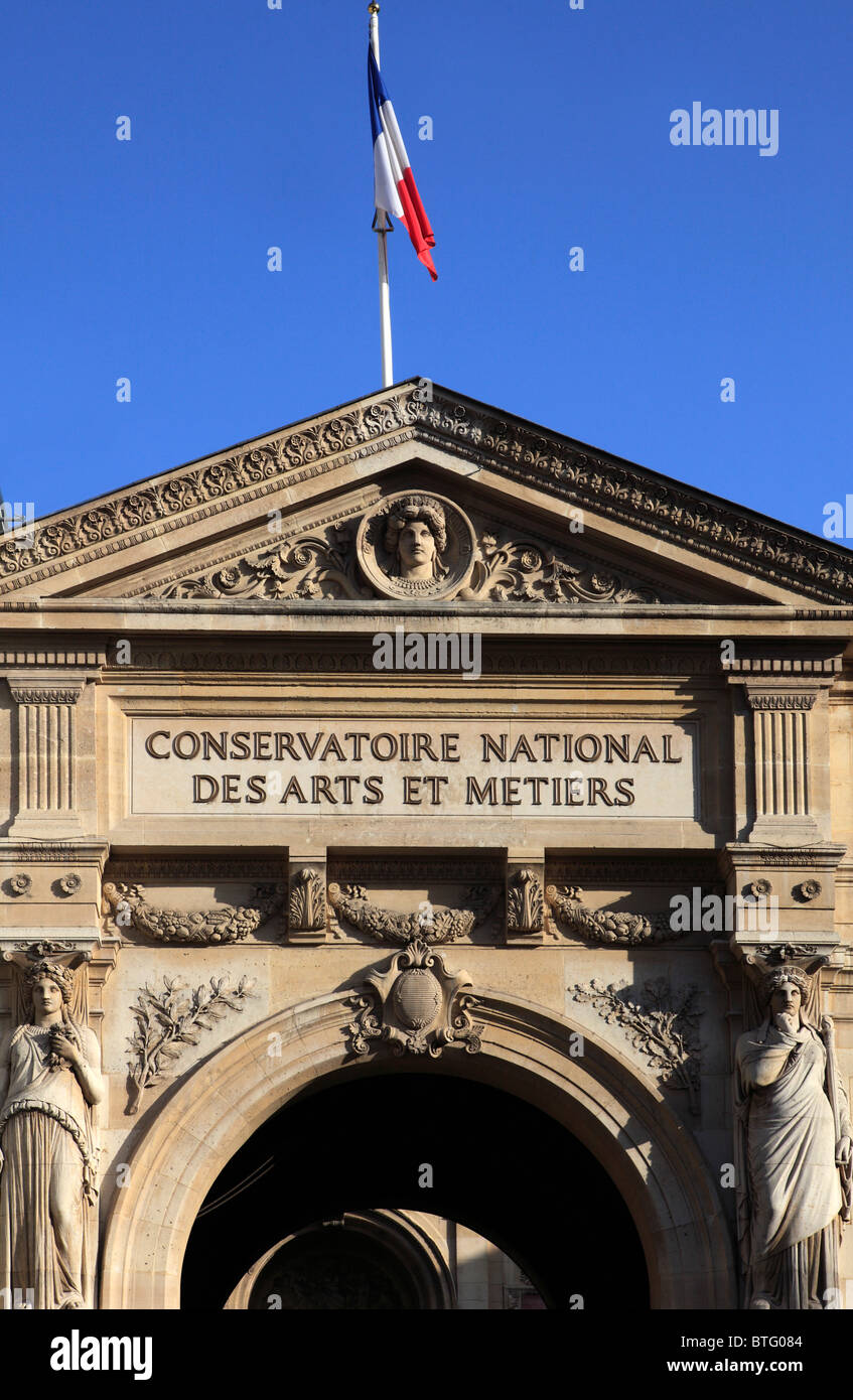 Frankreich, Paris, Conservatoire National des Arts et Métiers, Stockfoto