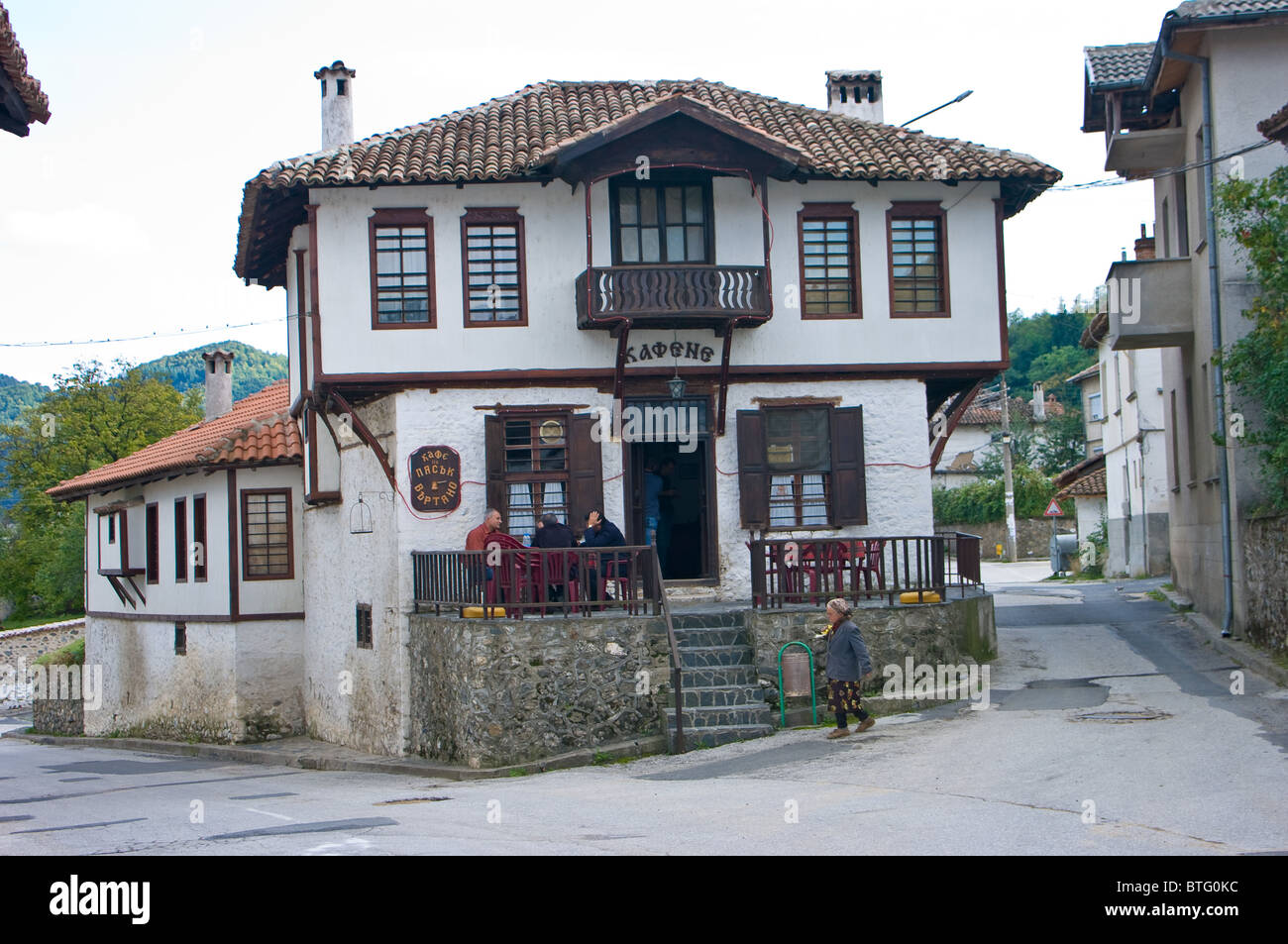 Zlatodrad. Altstadt in den Rhodopen Bulgarien Stockfoto