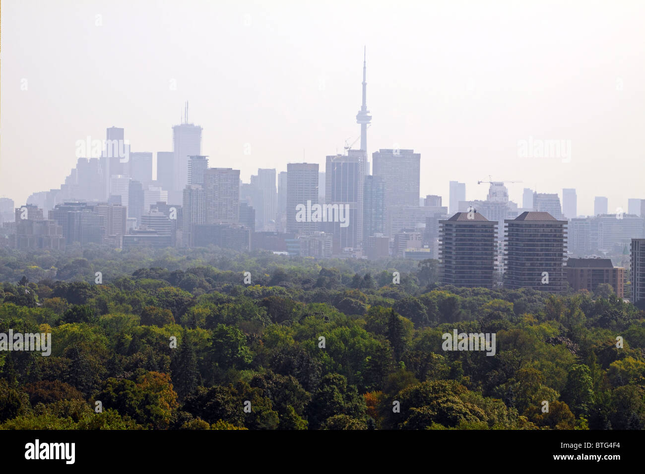 Toronto-Smog Stockfoto