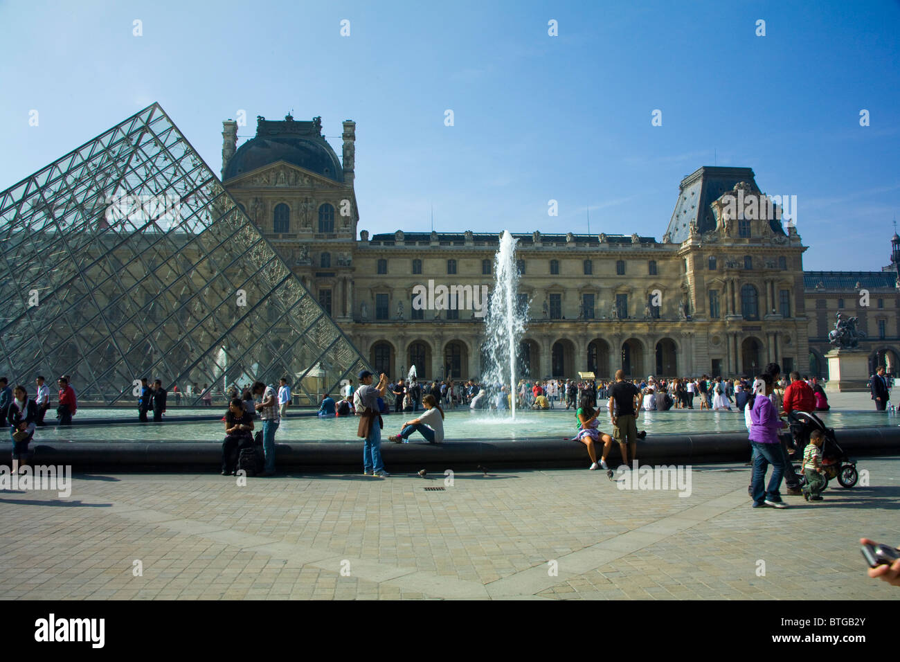 Das Louvre-Museum, Paris, Frankreich Stockfoto