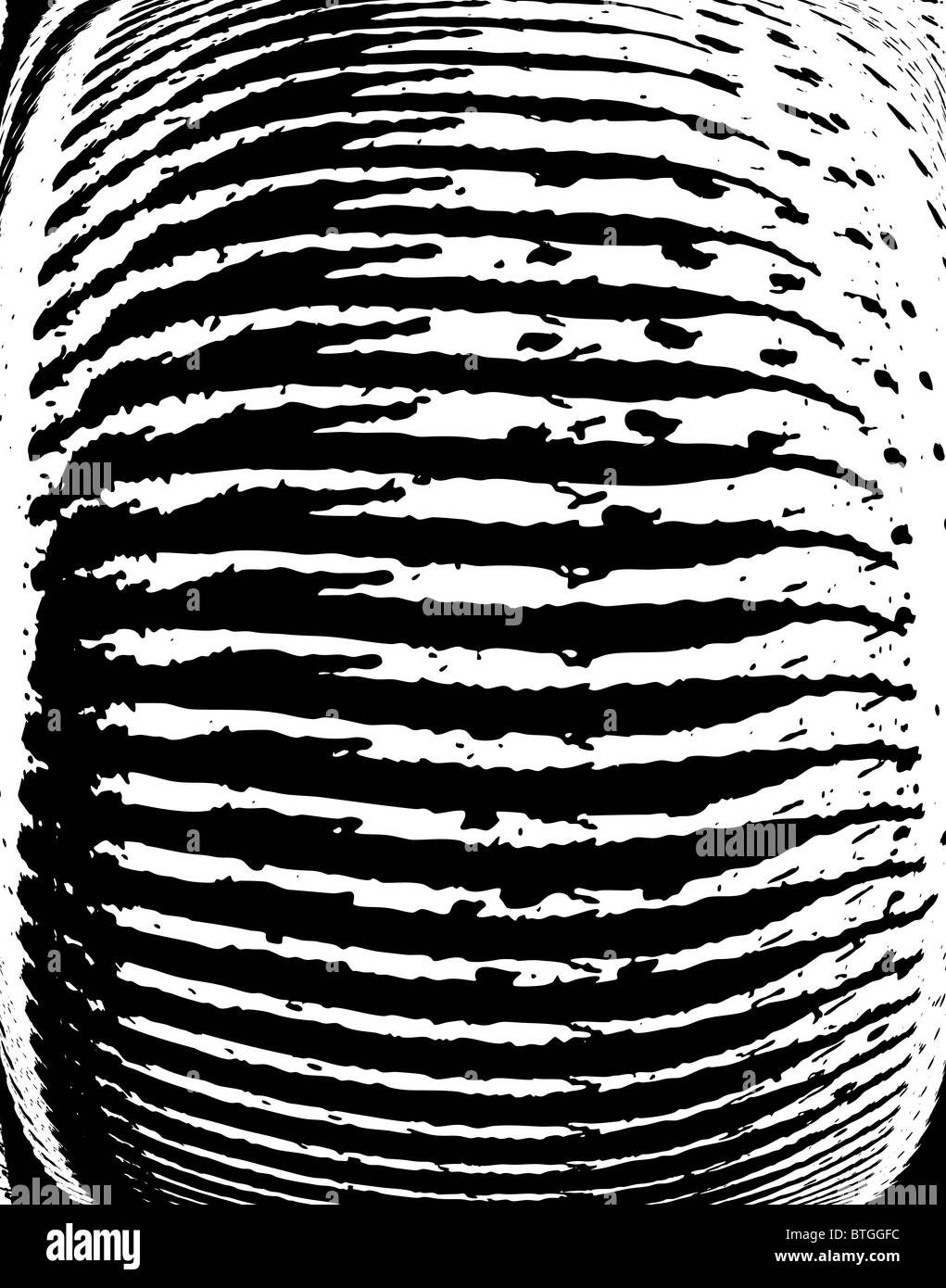 Abstrakte illustrierte Grunge Muster eines Reifens Stockfoto