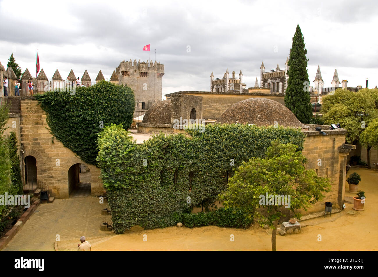 Castillo Schloss Almodovar Del Rio Spanien Spanisch Stockfoto