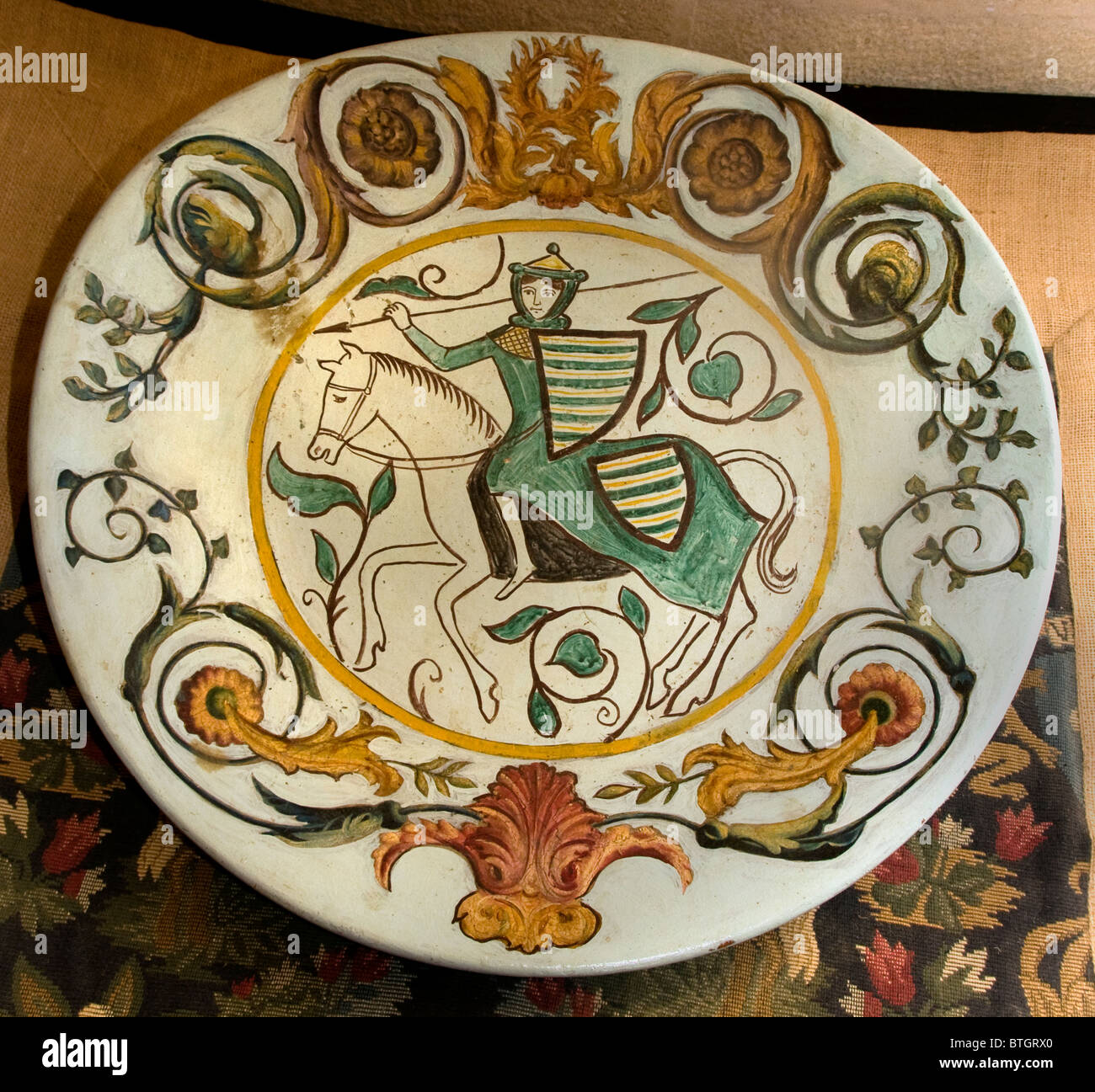 Castillo Schloss Almodovar Del Rio Spanien Spanisch Platte Stockfoto