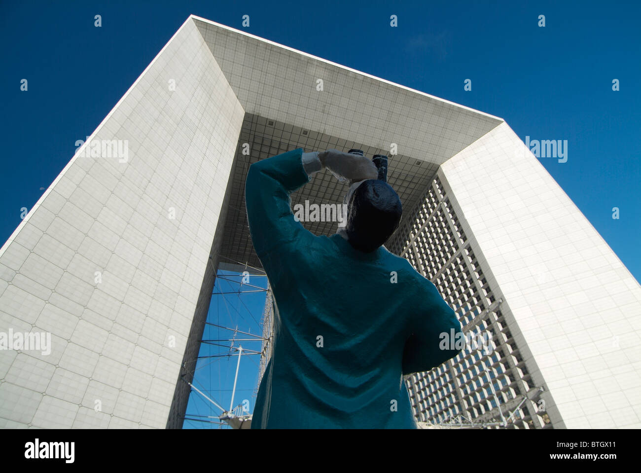 Grande Arche De La Défense in Paris, Hauptstadt von Frankreich Stockfoto