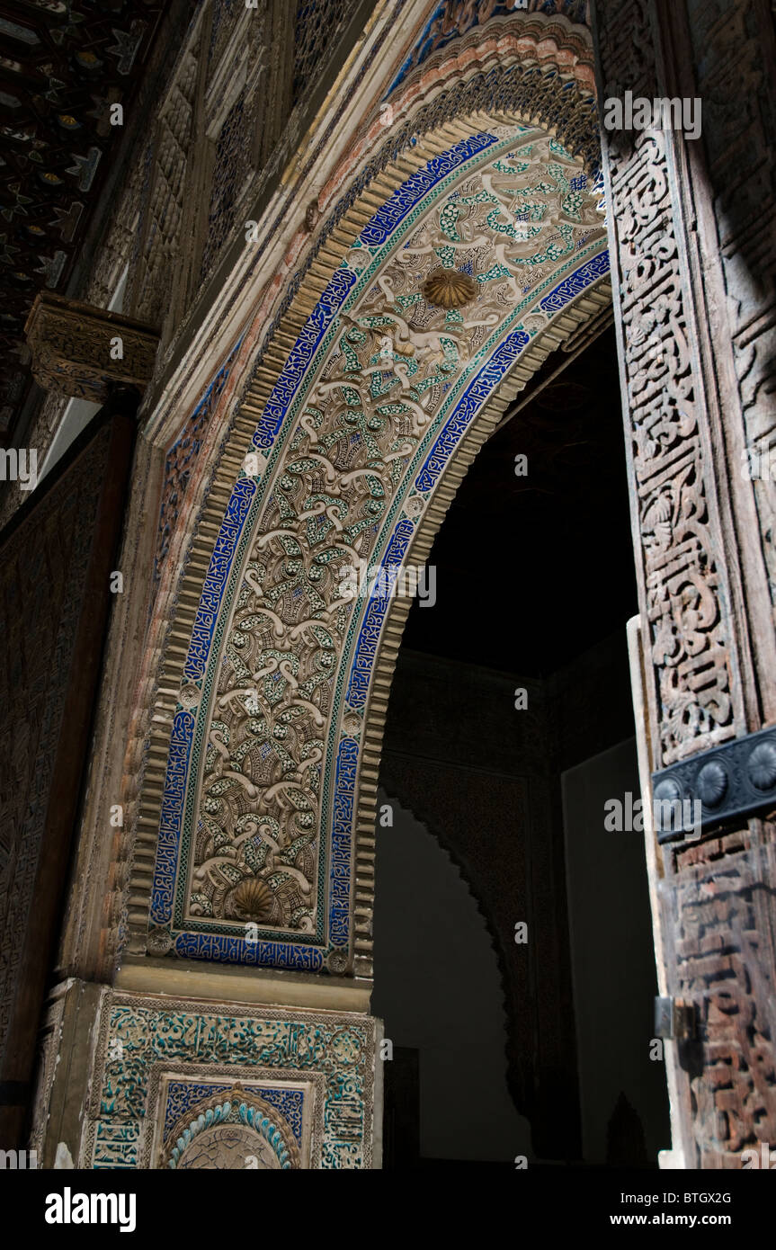 Maurische Festung Alcazar Sevilla Spanien Andalusien Königspalast. Stockfoto