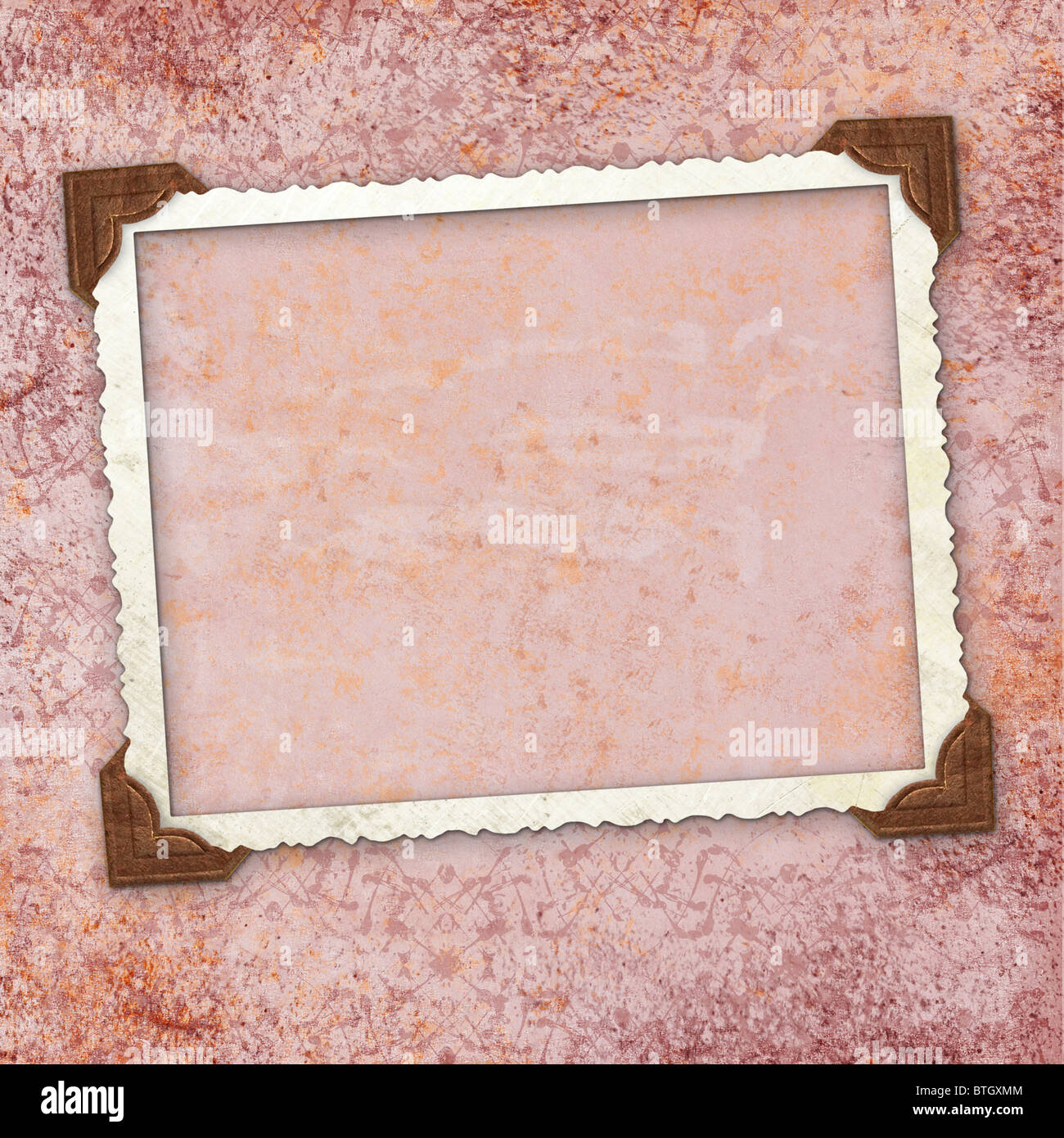 Rahmen für die Einladung Stockfoto