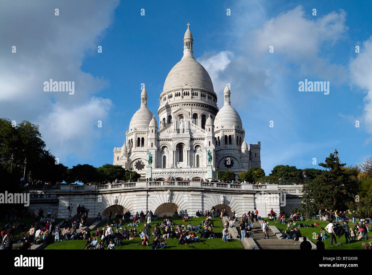 Basilika der Heiligen Herz Jesus von Paris, Hauptstadt von Frankreich Stockfoto