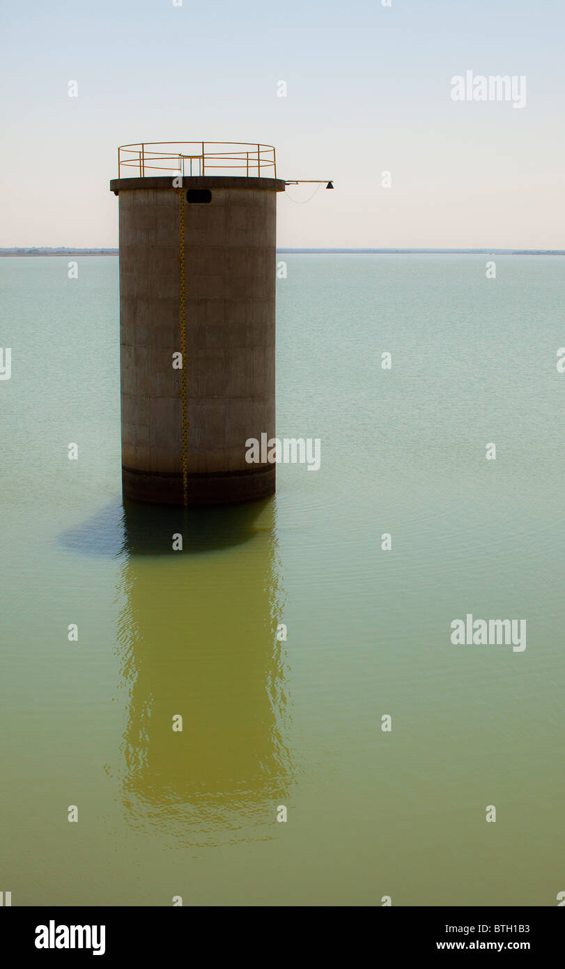 Wasserturm in Botswana Stockfoto