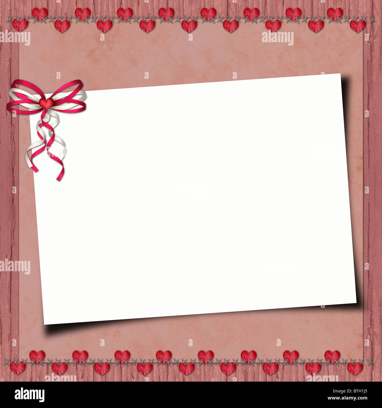 leere Notizpapier Stockfoto