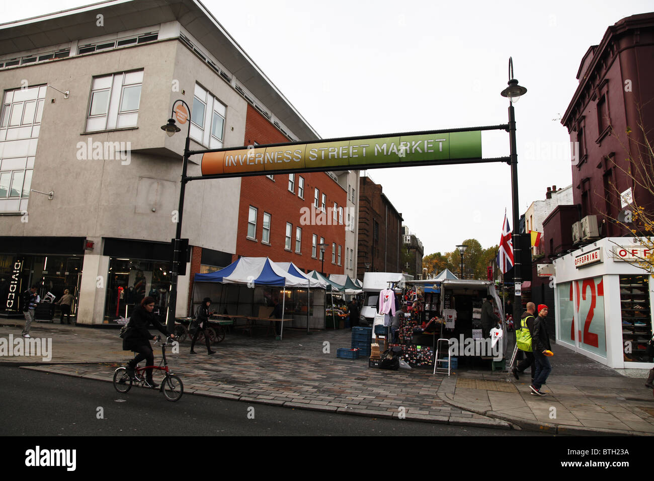 Inverness Street Market. Camden High Street. London Stockfoto