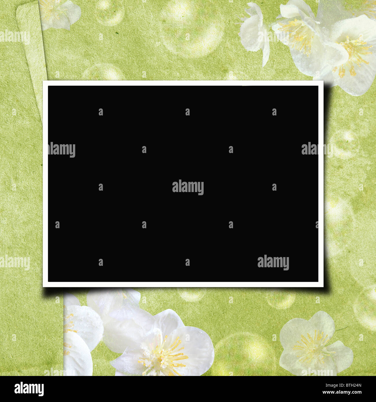 Hintergrund mit Rahmen Stockfoto