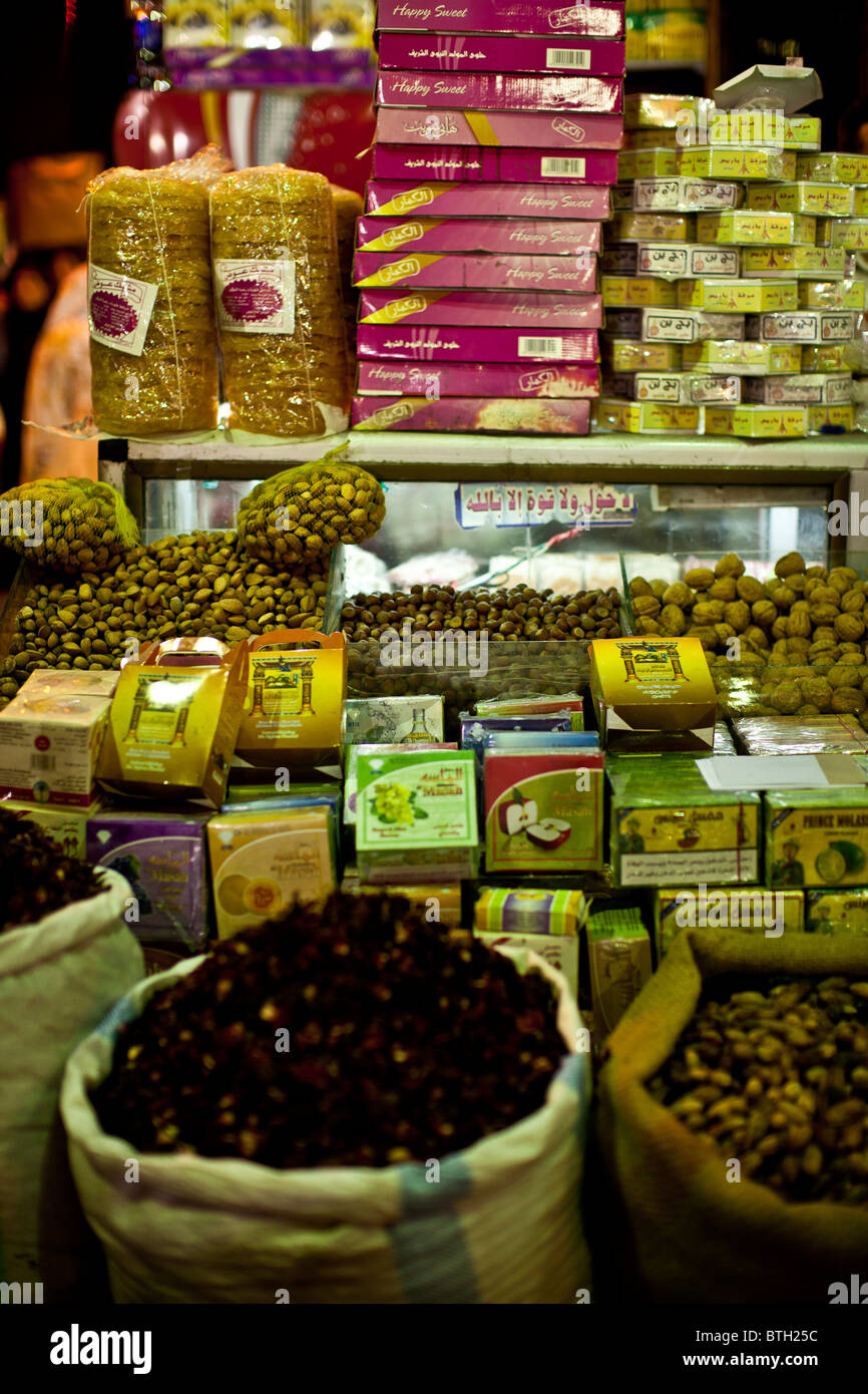 Al-Halili-Imbiss-stand Stockfoto