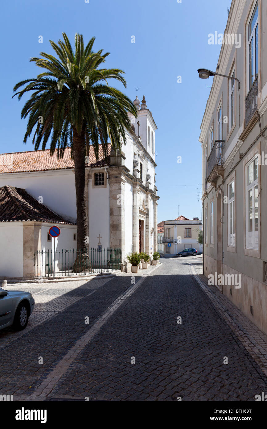 Kirche Santo bestätigen auch bekannt als Santissimo Milagre Heiligtum. Renaissance-Architektur. Stadt von Santarém, Portugal. Stockfoto