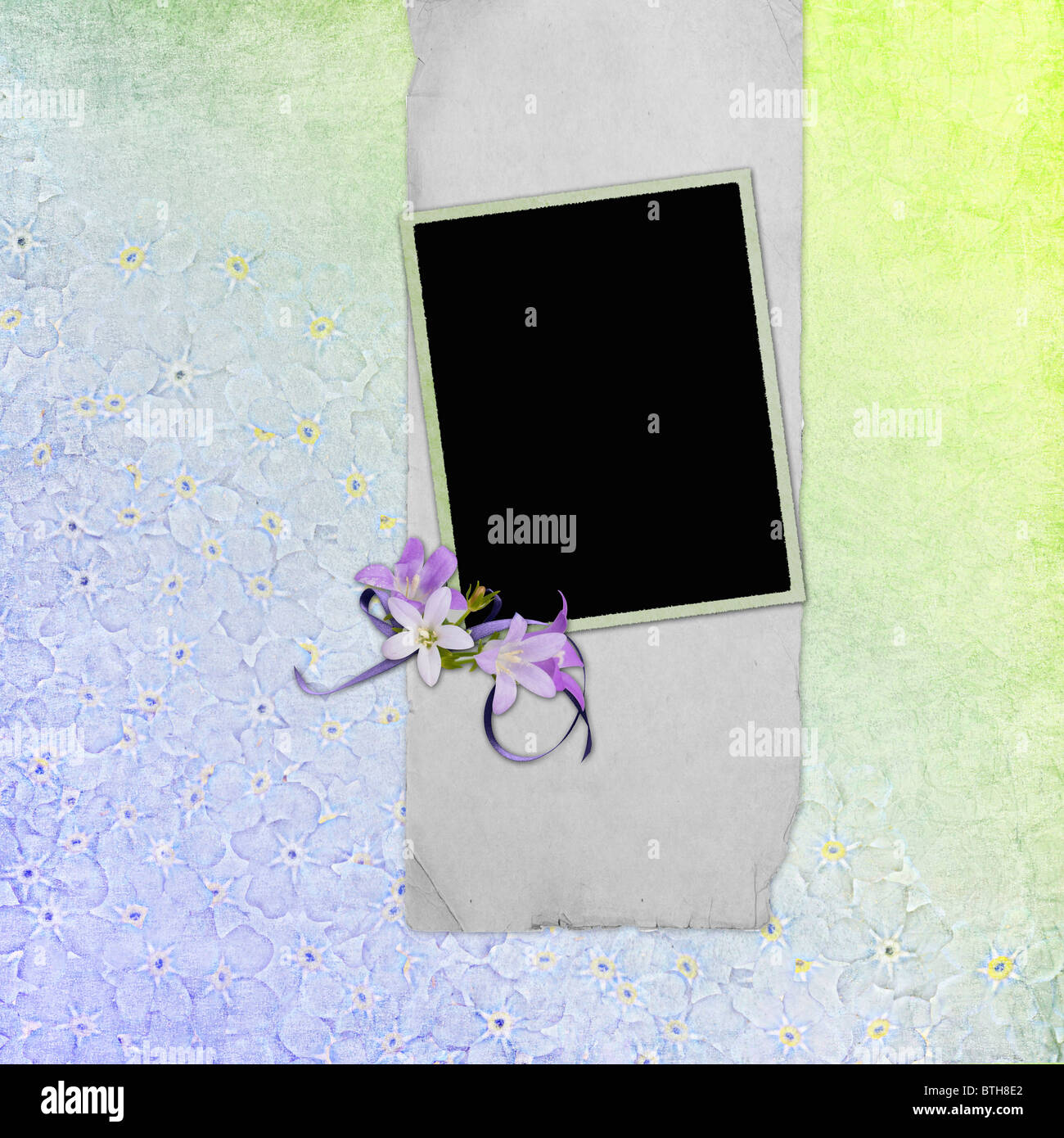 Hintergrund mit Rahmen Stockfoto