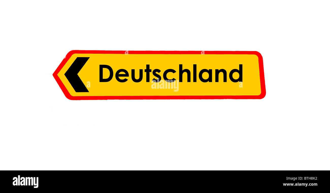 Deutschland-Zeichen Stockfoto