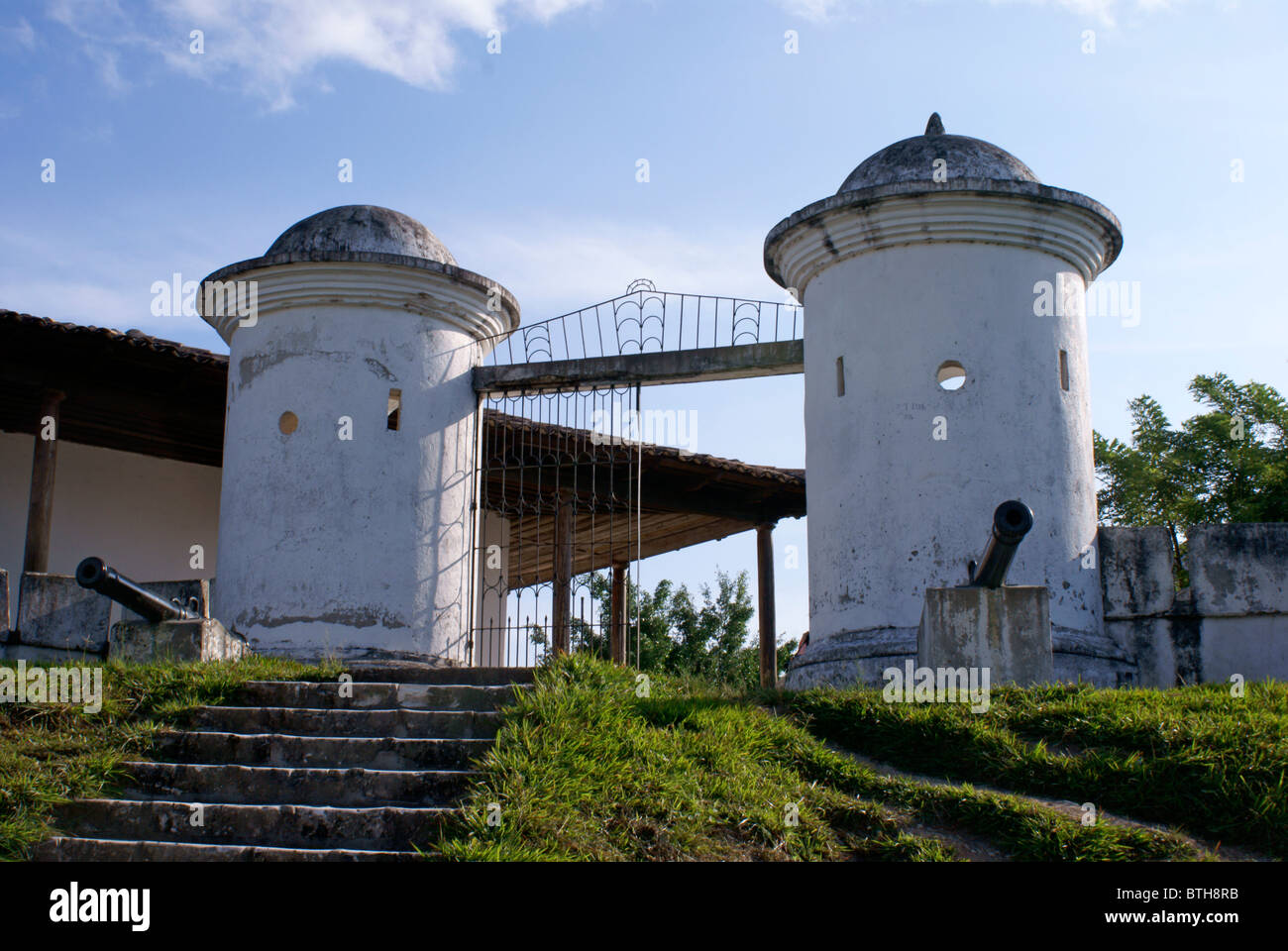 El Fuerte de San Cristobal Fort in der spanischen Kolonialzeit Gracias, Lempira, Honduras Stockfoto