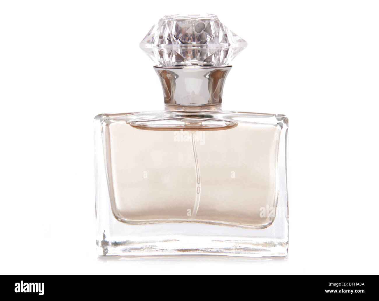 Damen Parfüm Flasche Studio Ausschnitt Stockfoto