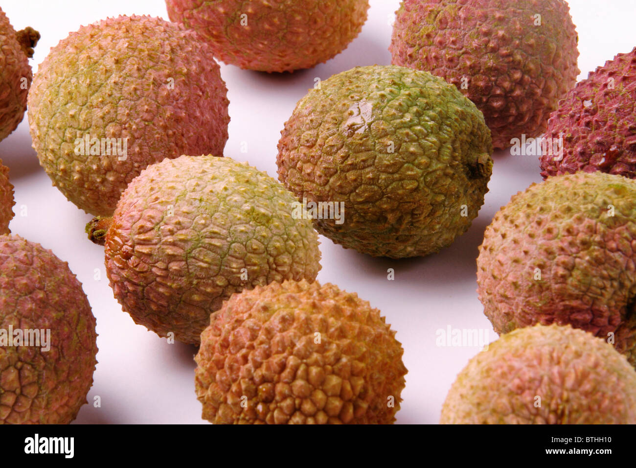 Litschi (Litchi Chinensis) Stockfoto