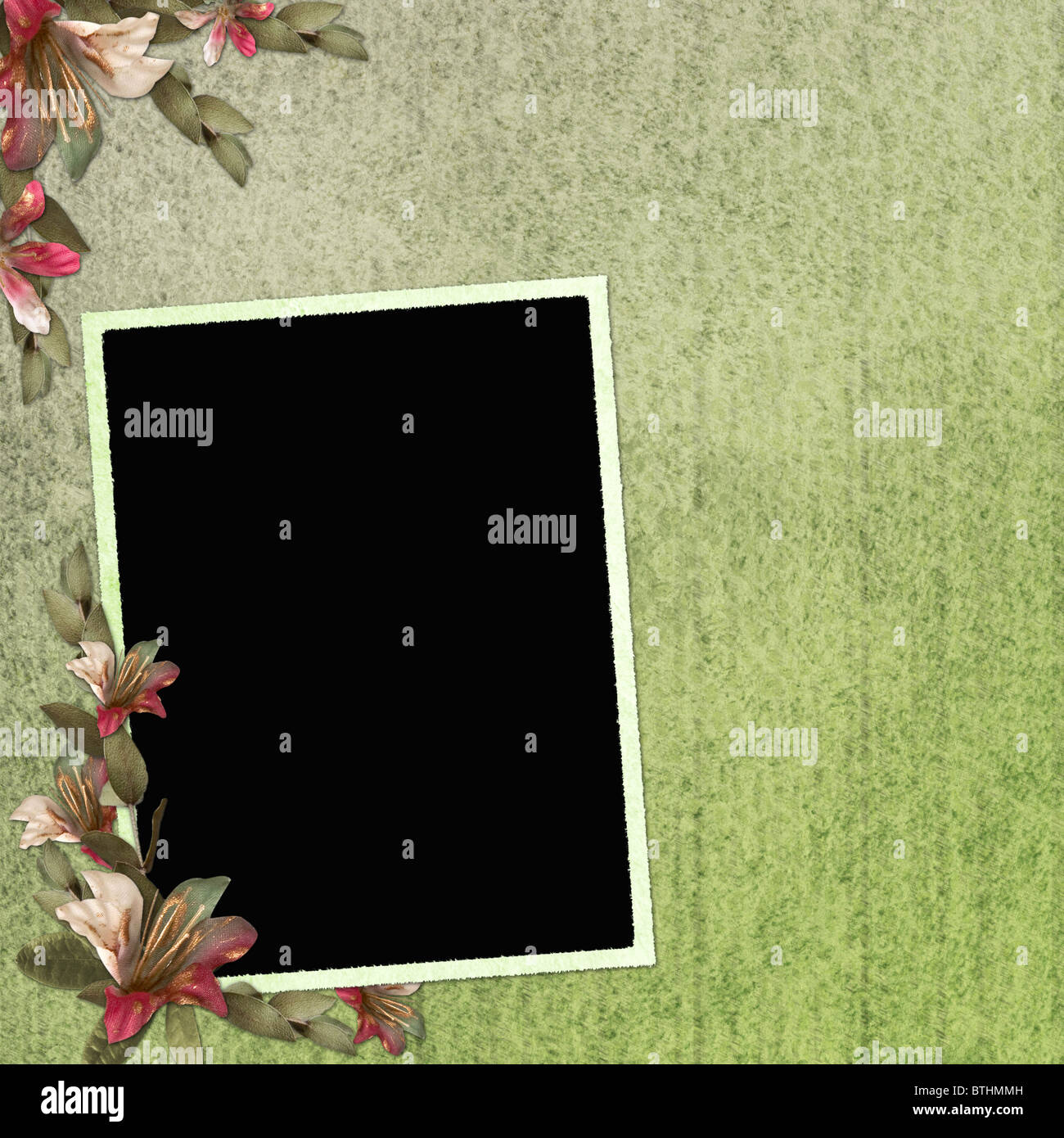 Hintergrund mit Rahmen Stockfoto