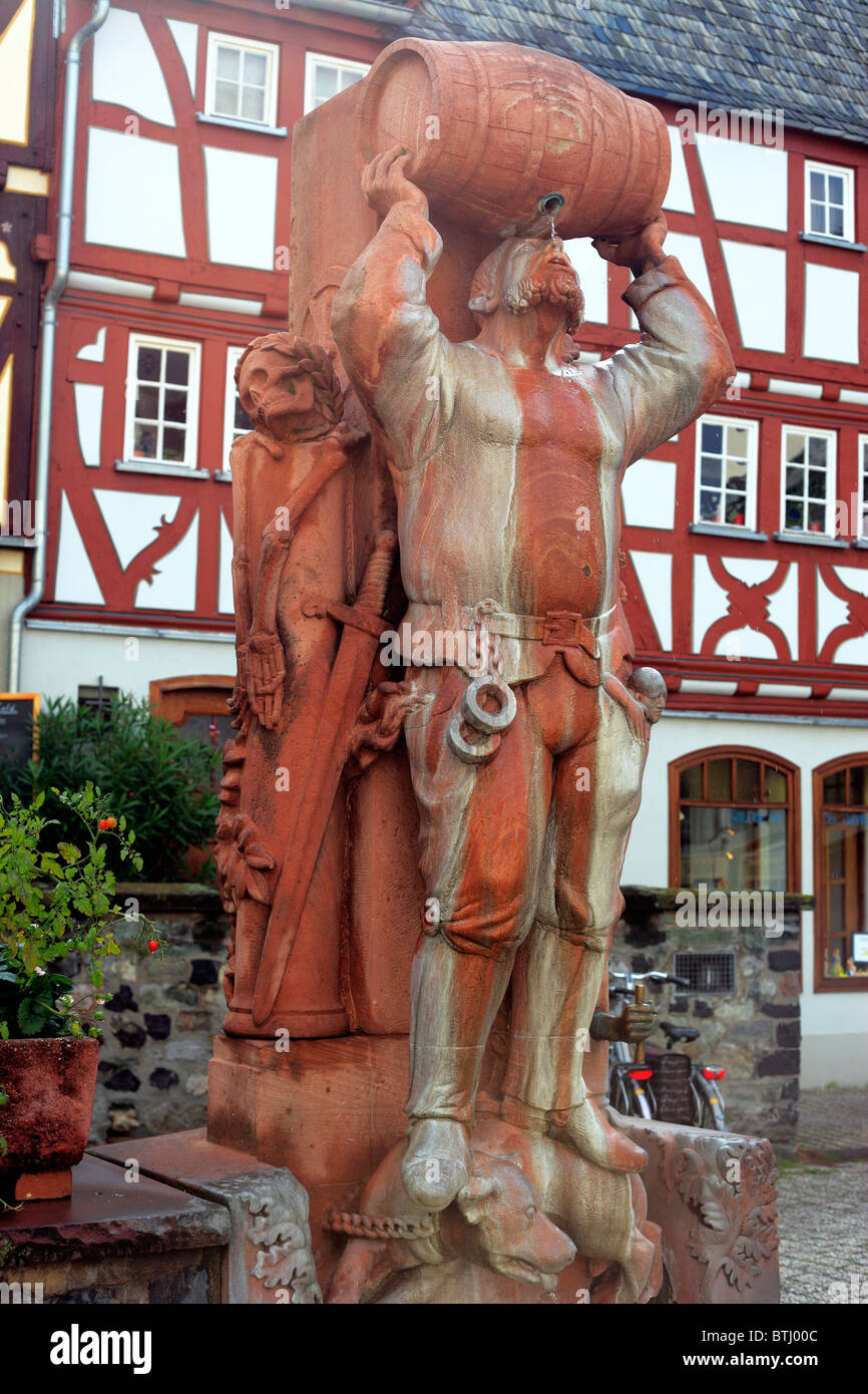 Denkmal am Stadtplatz, Limburg ein der Lahn, Hessen, Deutschland Stockfoto