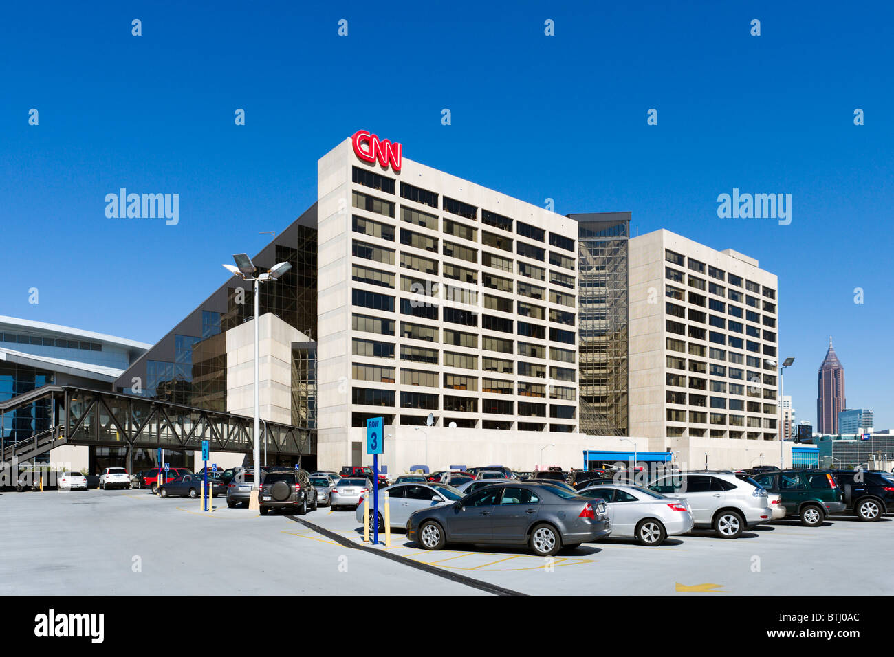 Das CNN Center, die Innenstadt von Atlanta, Georgia, USA Stockfoto