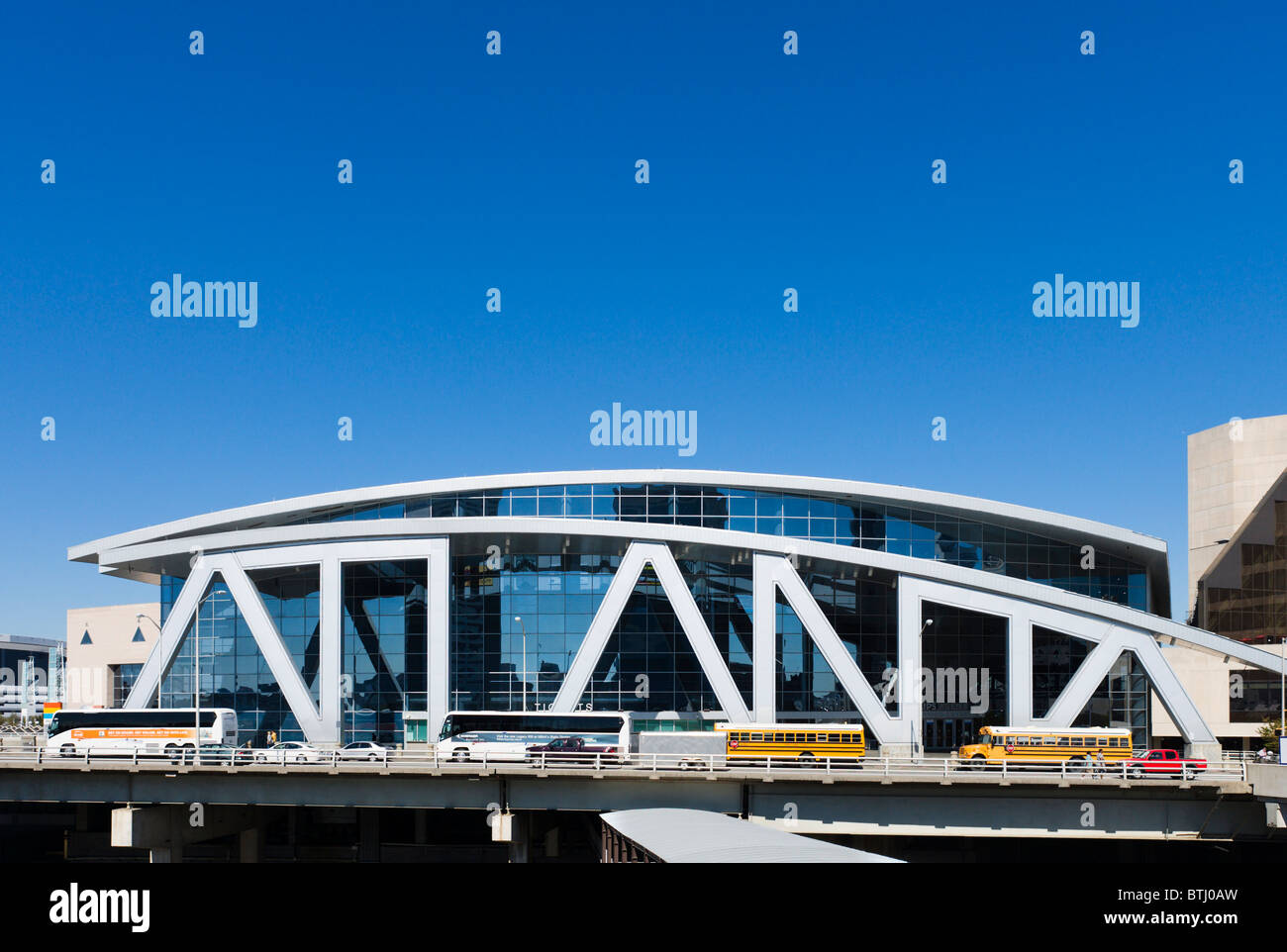 Die Philips Arena, die Innenstadt von Atlanta, Georgia, USA Stockfoto