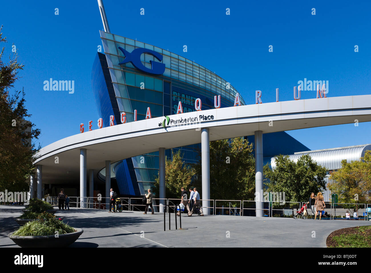 Georgia Aquarium, Pemberton Place, die Innenstadt von Atlanta, Georgia, USA Stockfoto