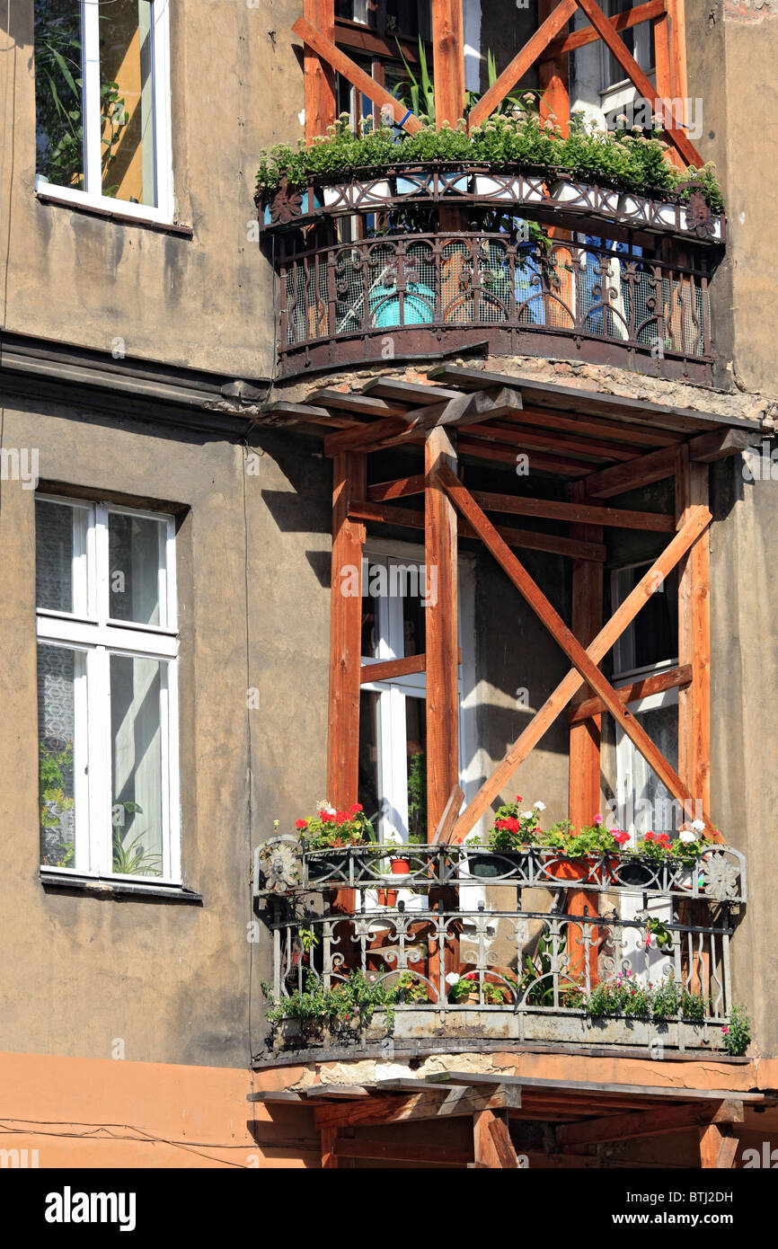 Jugendstil-Gebäude, Breslau, Niederschlesien, Polen Stockfoto