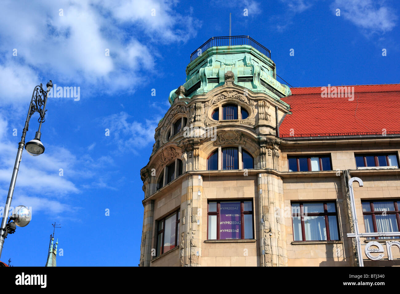 Jugendstil-Gebäude, Breslau, Niederschlesien, Polen Stockfoto