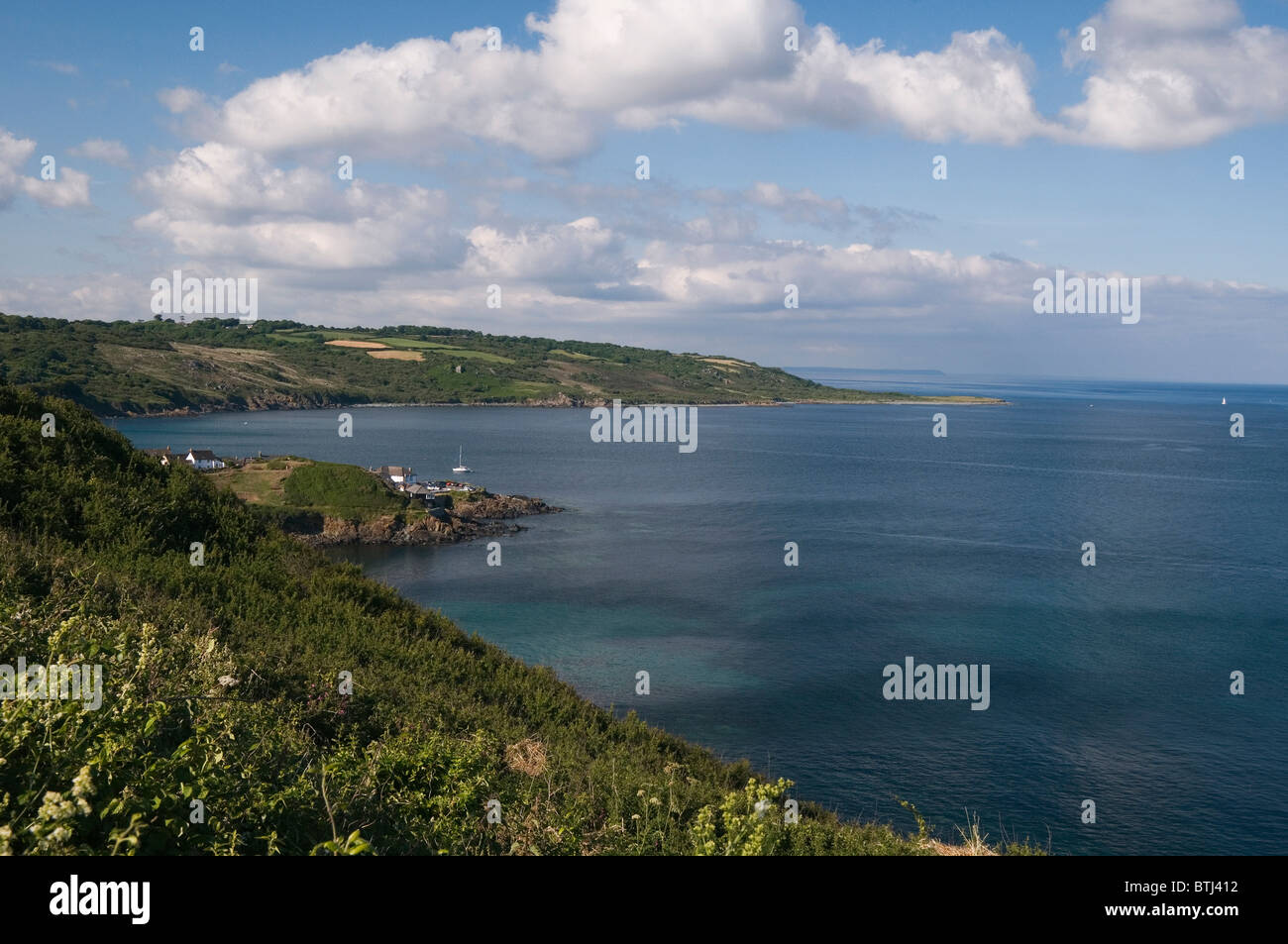 Dolor Punkt Coverack Cornwall England Großbritannien Stockfoto