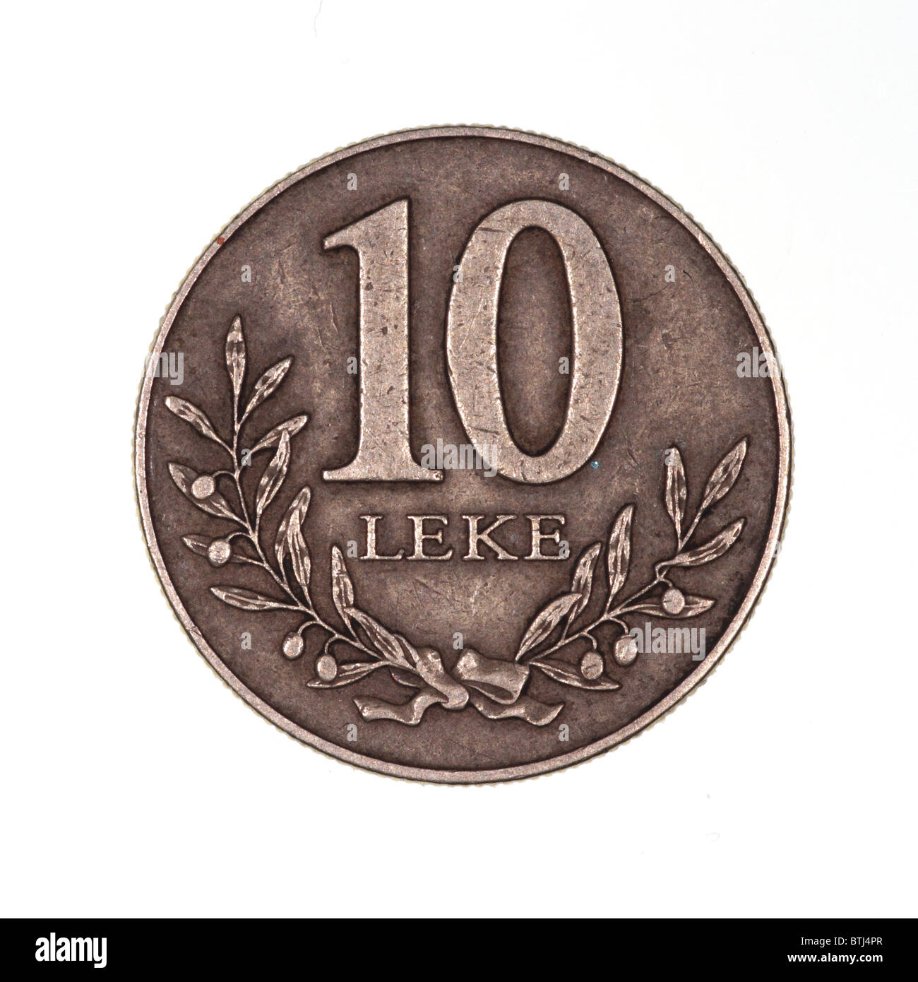 Münze-Albanien Stockfoto