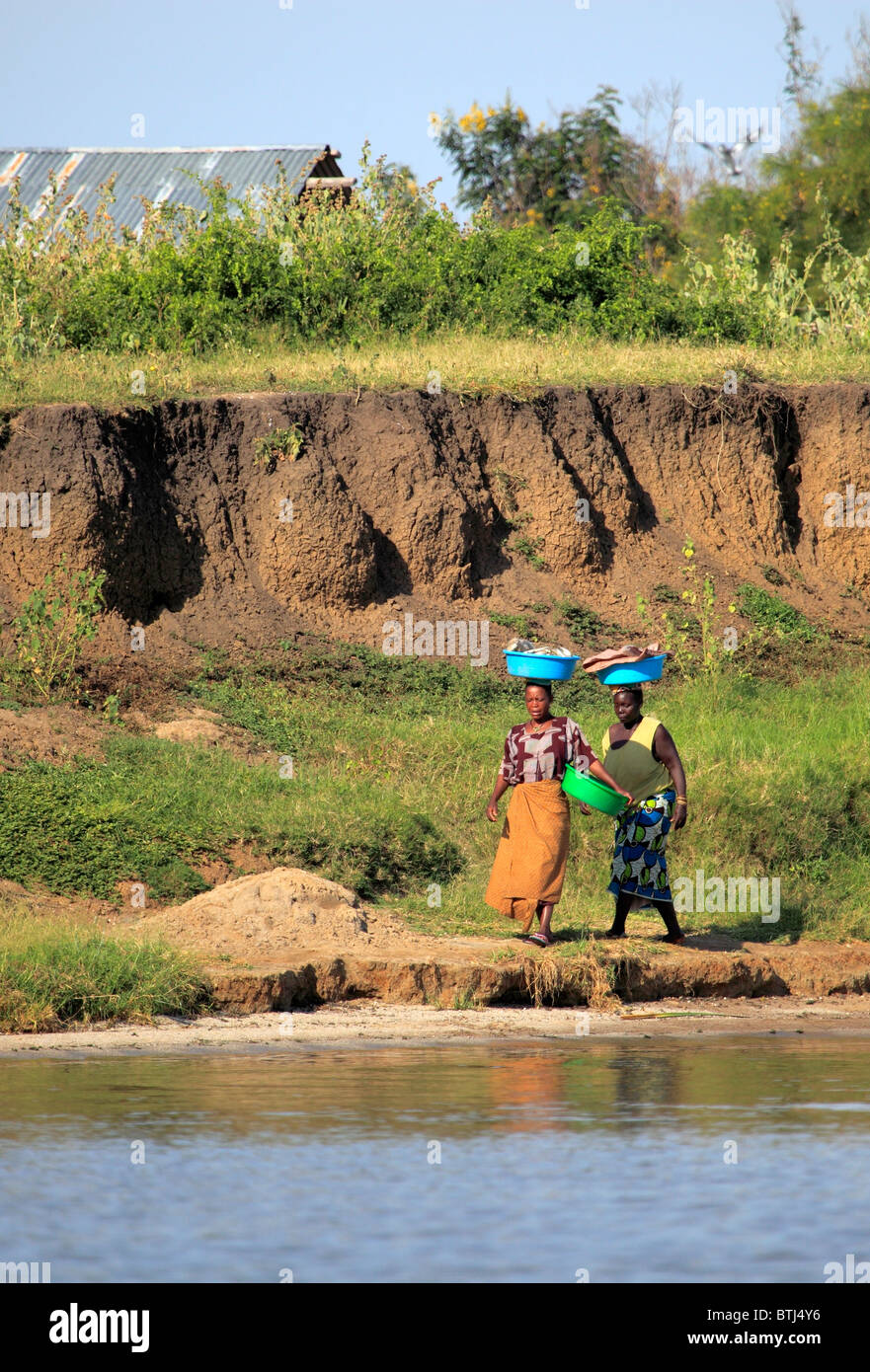 Lake Albert (Albert Nyanza), Uganda, Ostafrika Stockfoto