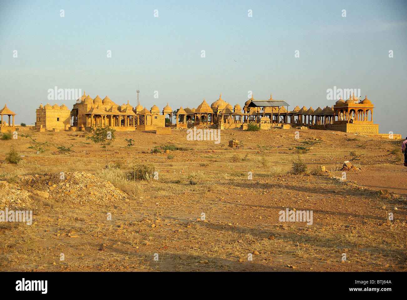 Rajput Gräber in Rajasthan, Indien Stockfoto