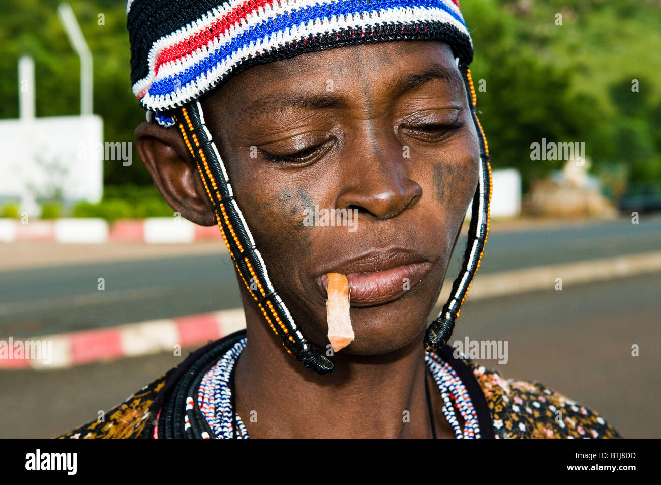 Die Peul / Fula / Fulani live Throuout Westafrika. Stockfoto