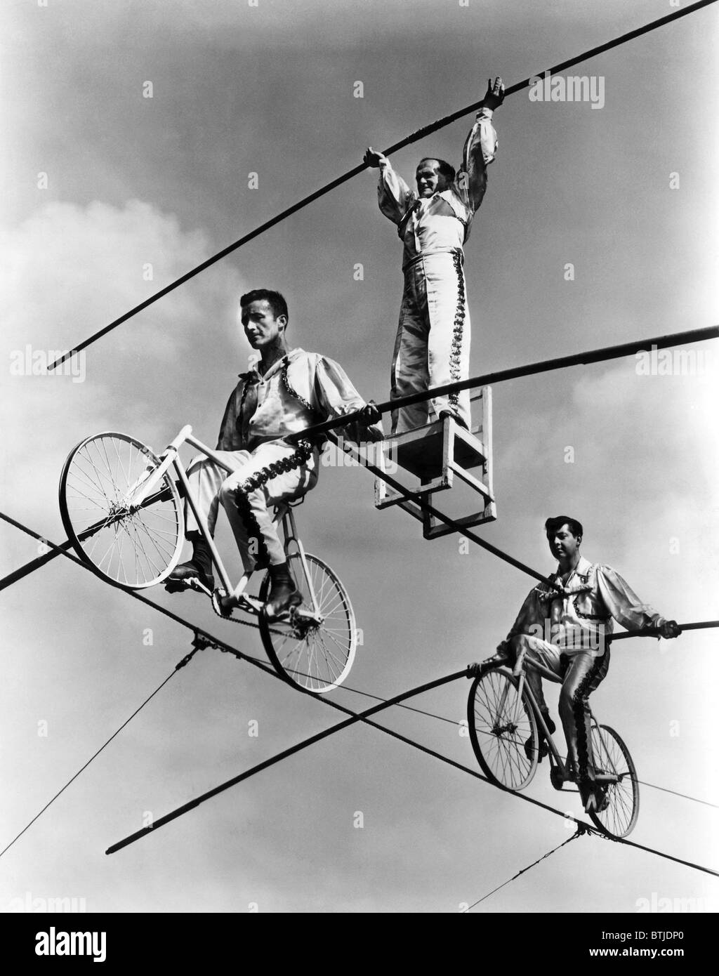 Die Flying Wallendas, 1967. Stockfoto