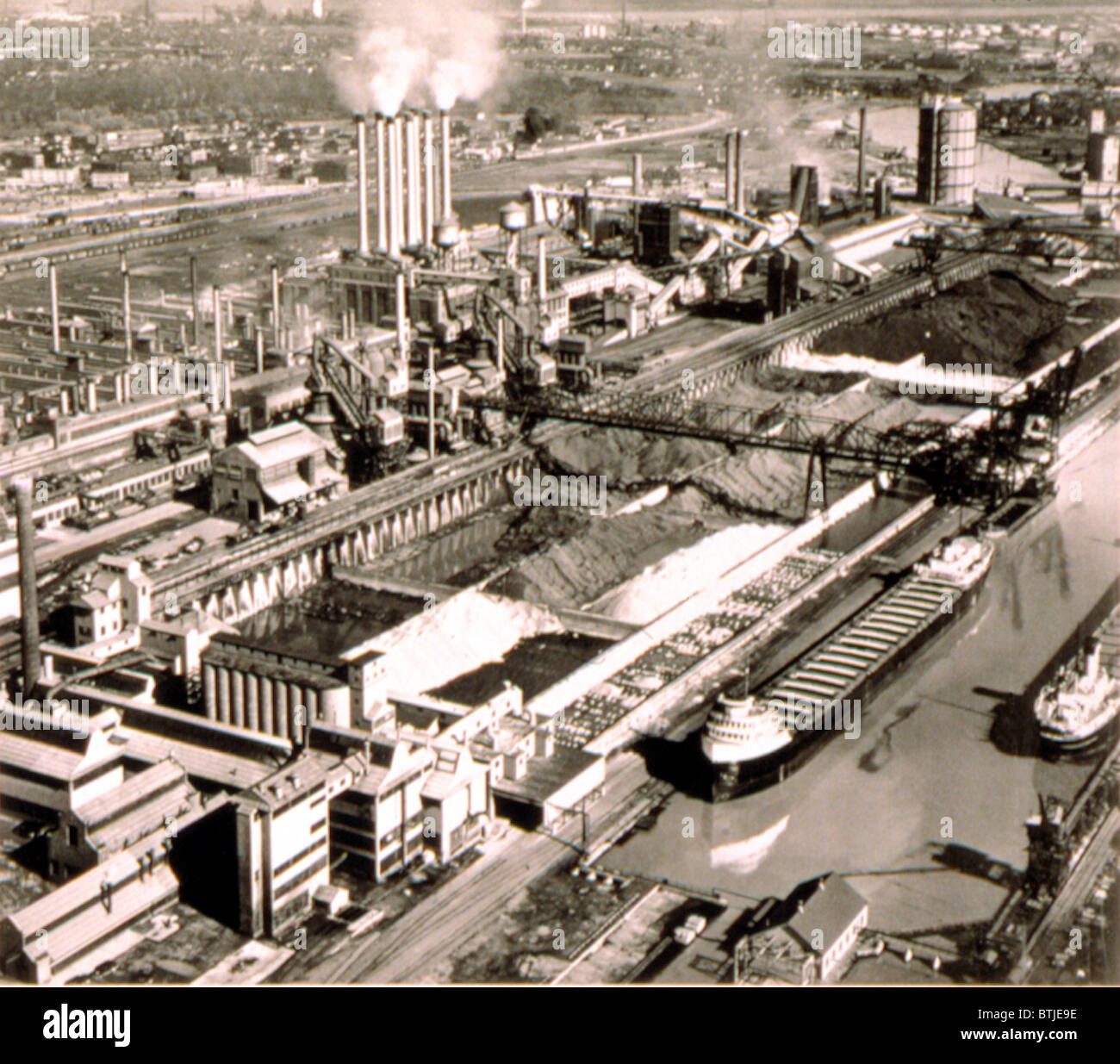 Ford Motor Co.  River Rouge Werk, 1940er Jahre Stockfoto