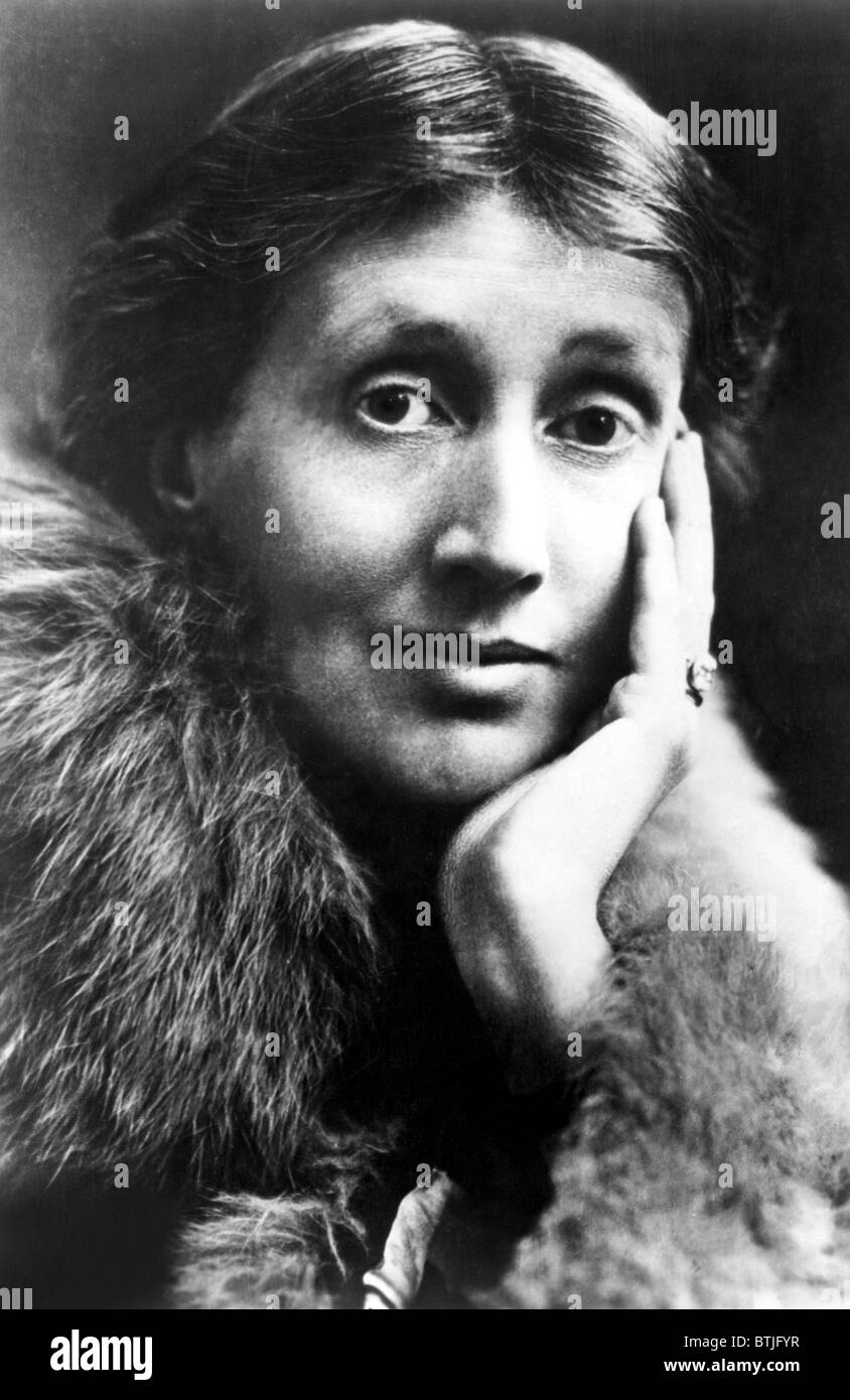 Virginia Woolf in einer undatierten Foto. Stockfoto