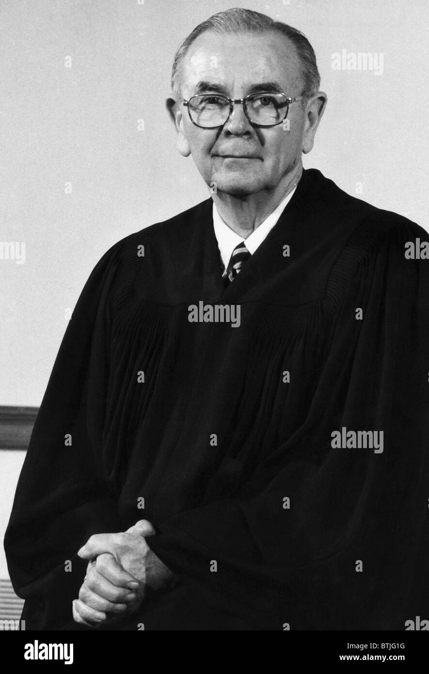 Associate Justice William J. Brennan Jr. des Obersten Gerichtshofs, 1976. Höflichkeit: CSU Archive/Everett Collection Stockfoto