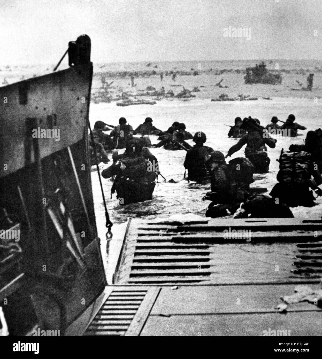 Zweiter Weltkrieg: D-Day, der Invasion in der Normandie, 6. Juni 1944. Stockfoto