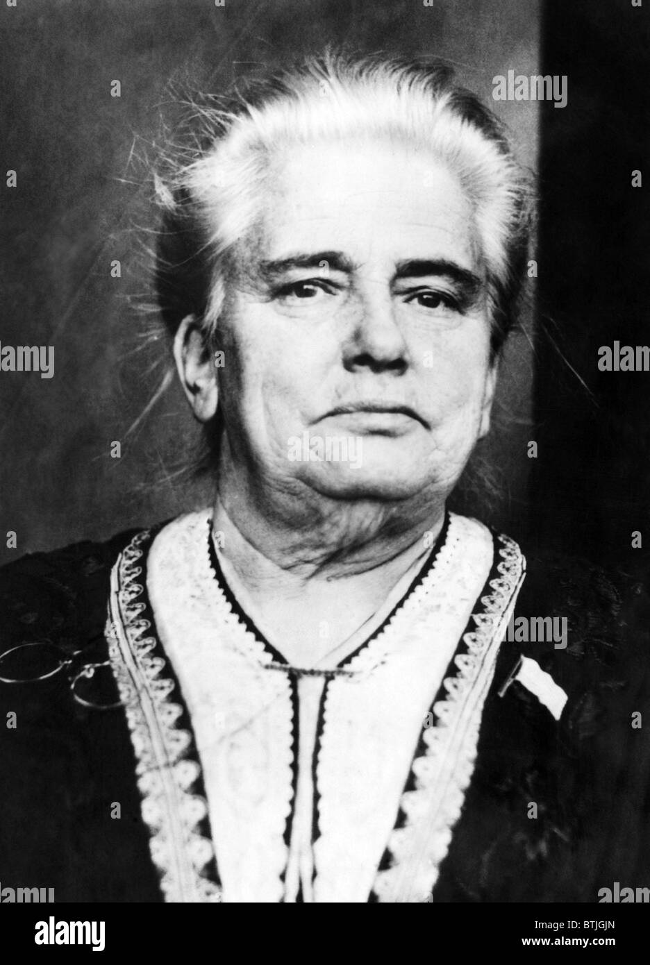 Präsident des nationalen Frauenwahlrecht Association Anna Howard Shaw, (1847 – 1919), 1912. Stockfoto