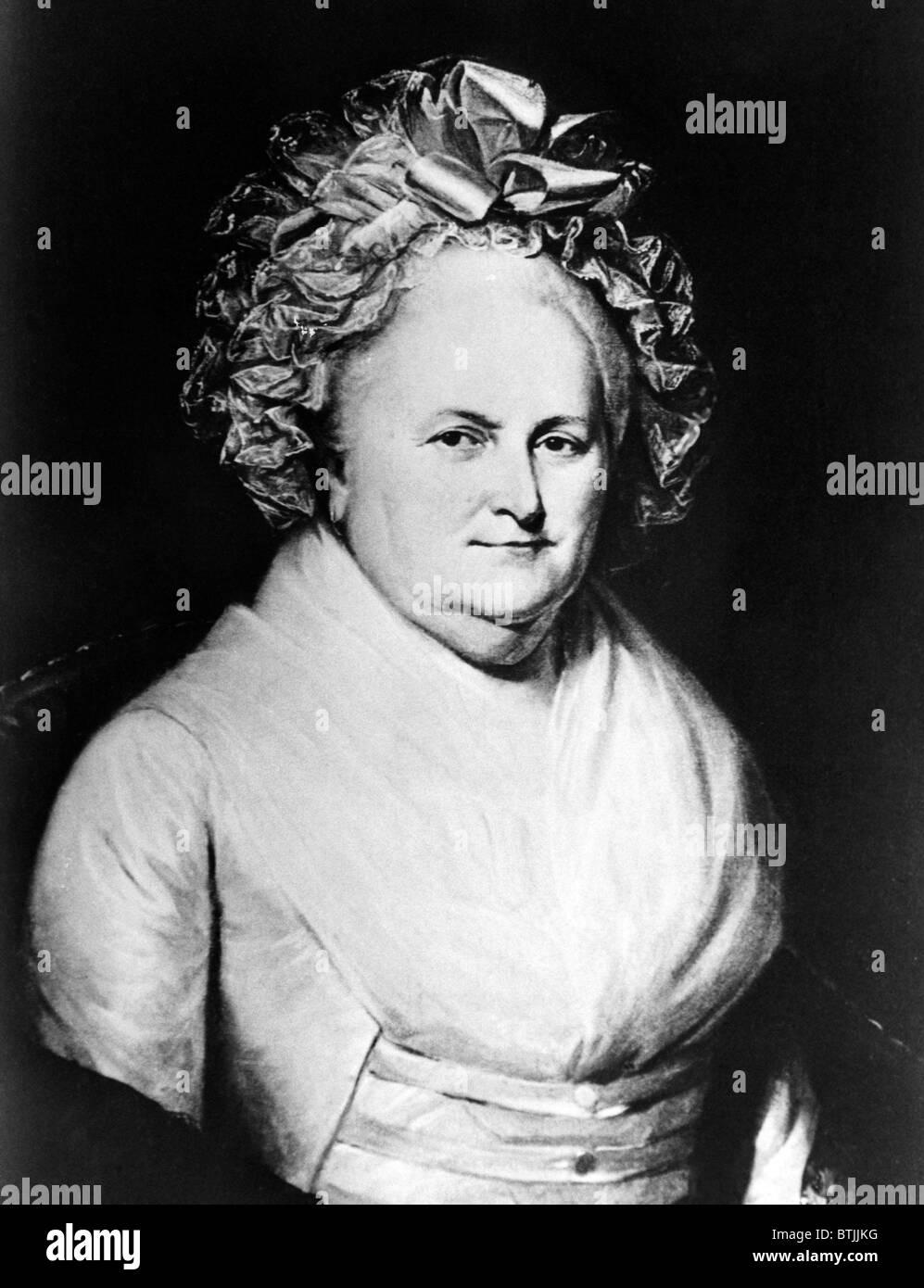 Martha Washington, (1731-1802), First Lady 1789-1797, c. 1790. Stockfoto